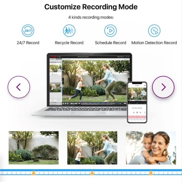 Brand NEW ZOSI 8ch Video Surveillance System cctv video enbled 4 Camera security - Picture 15 of 15